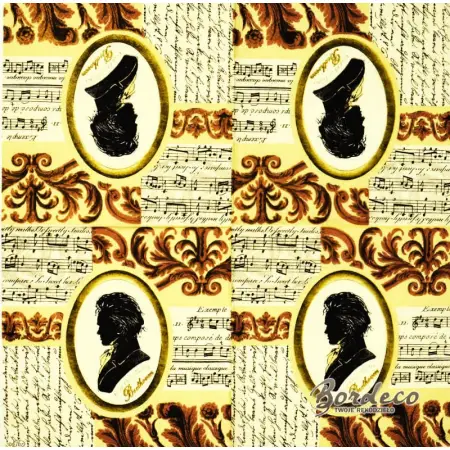 Serwetka do decoupage firmy IHR Beethoven 33x33 IHR Unikat
