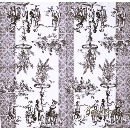 Serwetka do decoupage dworskie zabawy 33x33 IHR