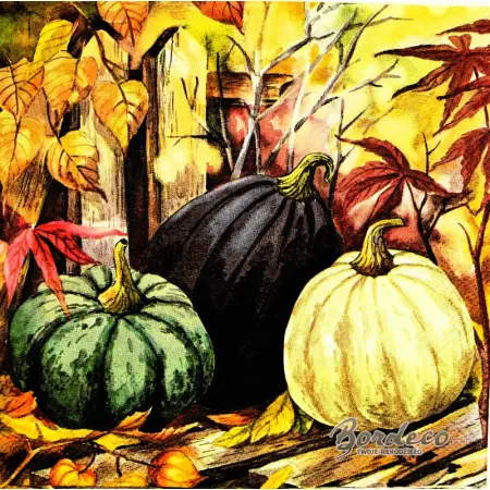 Serwetka do decoupage dynie jesienią 33x33 IHR Unikat