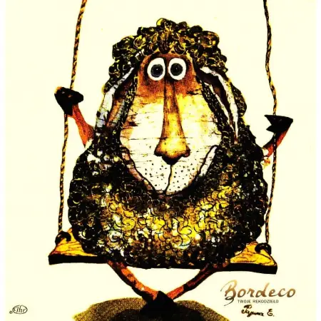 Serwetka do decoupage osiołek i owieczka 33x33 IHR Unikat