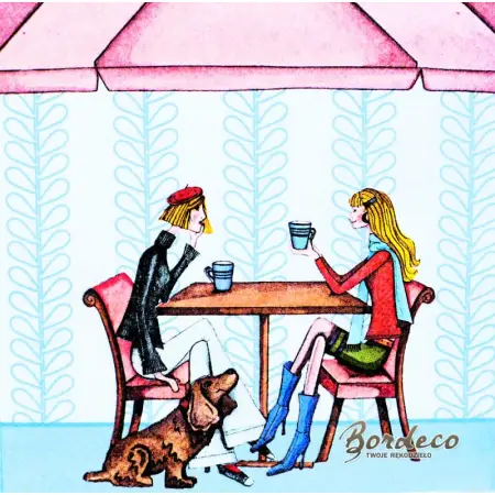 Serwetka do decoupage spotkanie przyjaciółek 33x33 IHR Unikat