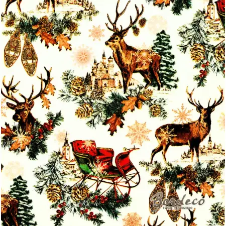 Serwetka do decoupage Bożonarodzeniowe akcenty 33x33 IHR Unikat
