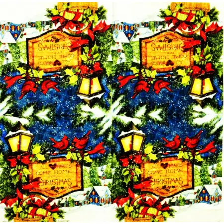 Serwetka do decoupage świąteczny czas 33x33 IHR Unikat