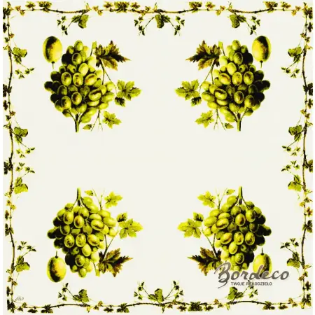 Serwetka do decoupage zielone winogrona 25x25 IHR Unikat