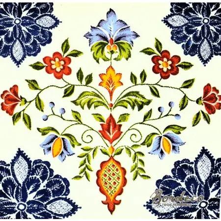 Serwetka do decoupage wzory ludowe, malowanka 33x33 IHR Unikat