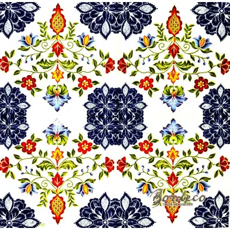 Serwetka do decoupage wzory ludowe, malowanka 33x33 IHR Unikat