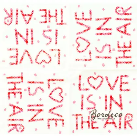 Serwetka do decoupage LOVE IS IN THE AIR 33x33 IKEA Unikat