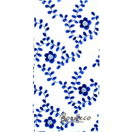 Serwetka do decoupage tapeta w niebieskie kwiatuszki i listki 38x38 IKEA Unikat