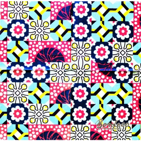 Serwetka do decoupage kolorowa mozaika 33x33 IVARS Unikat