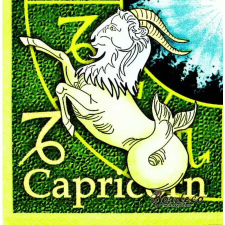 Serwetka decoupage znaki zodiaku koziorożec 25x25 LUXY Unikat