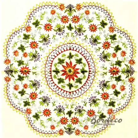 Serwetka do decoupage haftowana serweta 33x33 MAKI Unikat