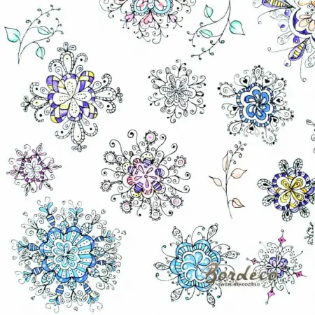 Serwetka do decoupage rozetki, mandale 33x33 MAKI Unikat