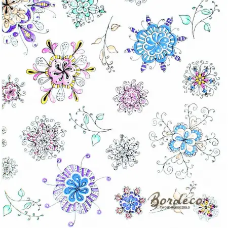 Serwetka do decoupage rozetki, mandale 33x33 MAKI Unikat