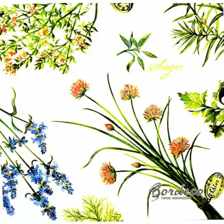 Serwetka do decoupage świeże zioła 33x33 MAKI Unikat