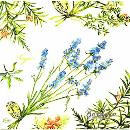 Serwetka do decoupage świeże zioła 33x33 MAKI Unikat
