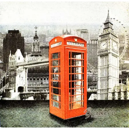 Serwetka do decoupage Londyn 33x33 PAPSTAR Unikat