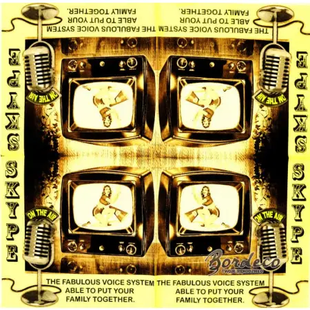 Serwetka do decoupage telewizor i mikrofon retro 33x33 PAPSTAR Unikat