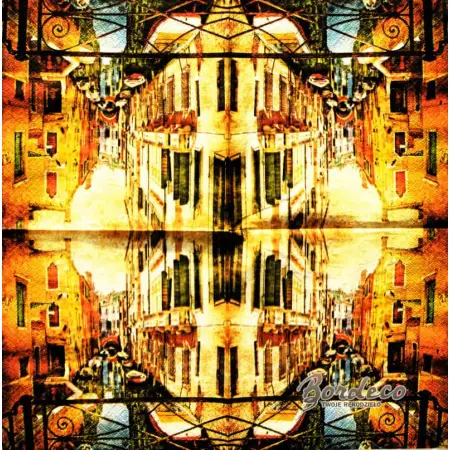 Serwetka do decoupage malownicza Wenecja 33x33 PAW Unikat