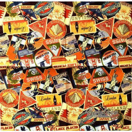 Serwetka do decoupage emblematy państw i miast 33x33 PAW Unikat