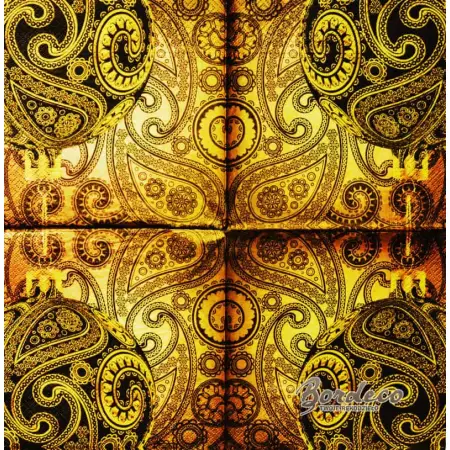 Serwetka do decoupage ornament z bombką 33x33 PAW Unikat