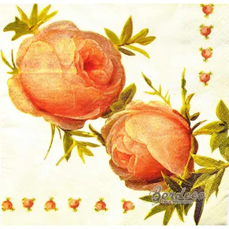 Serwetka dot decoupage pąki róż 33x33 PAW Unikat