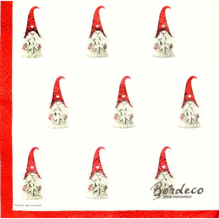 Serwetka do decoupage małe skrzaty 25x25 PIXIE Unikat