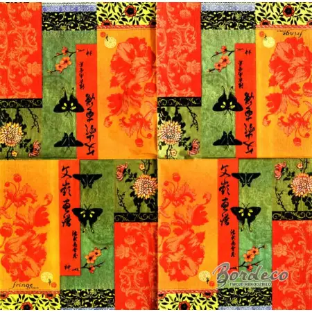 Serwetka do decoupage  Azja, orient 33x33 PPD Unikat