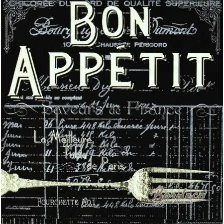 Serwetka do decoupage Bon Appetit 33x33 PPD Unikat