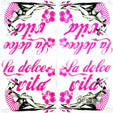 Serwetka do decoupage La dolce vita 33x33 PPD Unikat