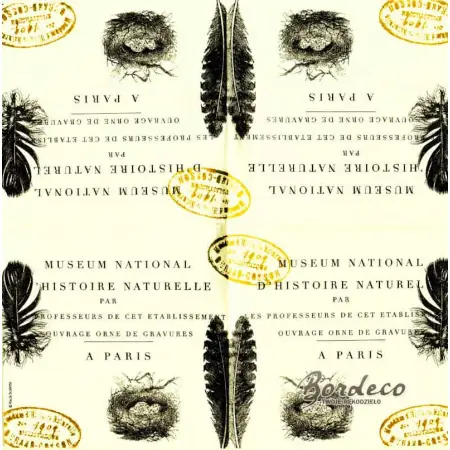 Serwetka do decoupage Muzeum Historii Naturalnej 33x33 PPD Unikat