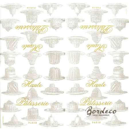 Serwetka do decoupage francuskie ciasta 33x33 PPD