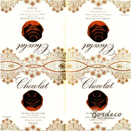 Serwetka do decoupage czekoladka, czekolada 33x33 PPD Unikat