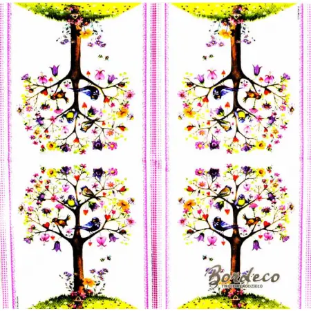 drzewko zakochanych, Walentynki 25x25cm. Unikat