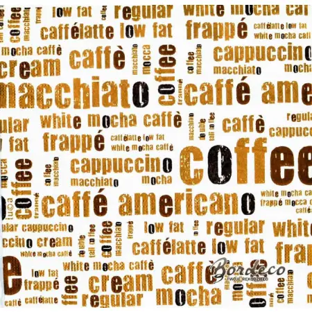 Serwetka do decoupage kawa napisy 33x33 PPD Unikat