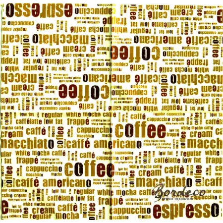 Serwetka do decoupage kawa napisy 33x33 PPD Unikat