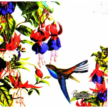 Serwetka do decoupage koliber i fuksje 33x33 PPD Unikat