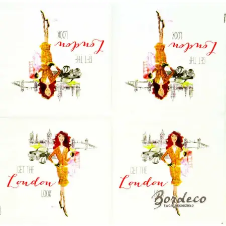 Serwetka do decoupage londyński look 33x33 PPD Unikat