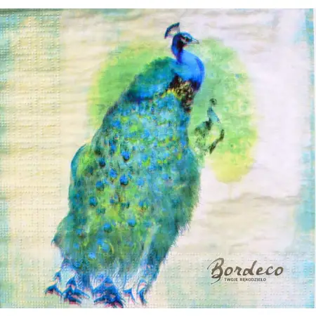 Serwetka do decoupage malowany paw 33x33 PPD Unikat