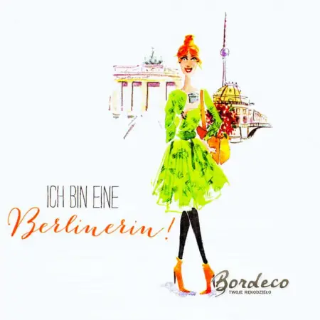 Serwetka do decoupage modnisia z Berlina 33x33 PPD Unikat