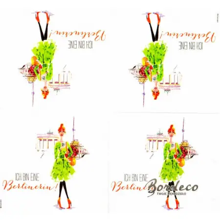 Serwetka do decoupage modnisia z Berlina 33x33 PPD Unikat