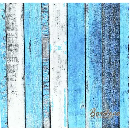 Serwetka do decoupage niebieskie deski 33x33 PPD Unikat