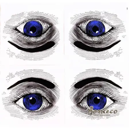 Serwetka do decoupage duże niebieskie oko 33x33 PPD Unikat