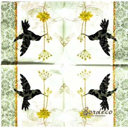 Serwetka do decoupage oryginalny koliber 33x33 PPD Unikat