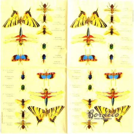 Serwetka do decoupage owady 33x33 PPD Unikat