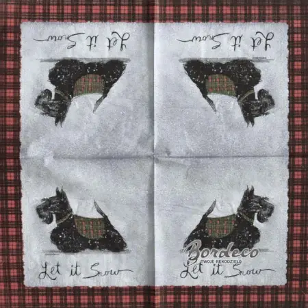 Serwetka do decoupage terier szkocki 33x33 PPD Unikat