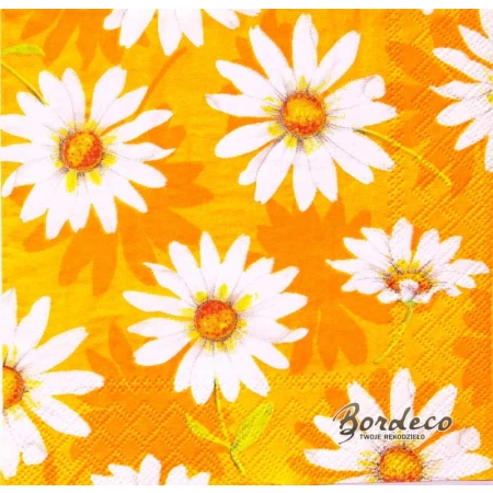 Serwetka do decoupage stokrotki 25x25 PPD Unikat