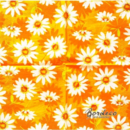 Serwetka do decoupage stokrotki 25x25 PPD Unikat