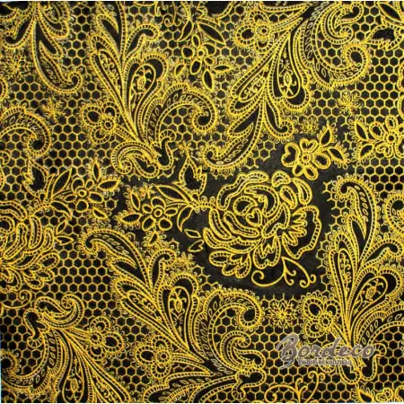 Serwetka do decoupage haftowany ornament 33x33 PPD Unikat