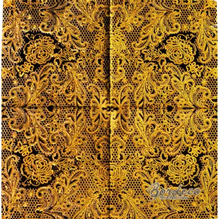 Serwetka do decoupage haftowany ornament 33x33 PPD Unikat