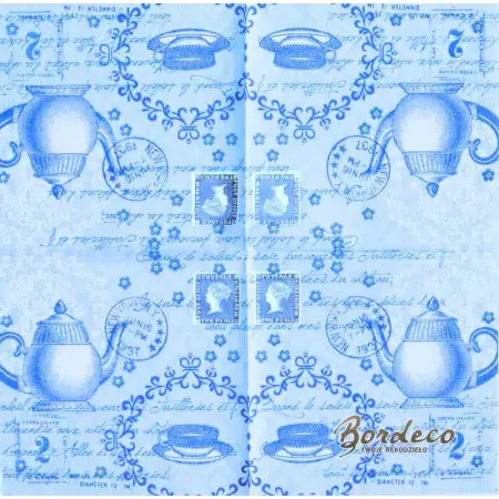Serwetka do decoupage zestaw do herbaty 33x33 PPD Unikat